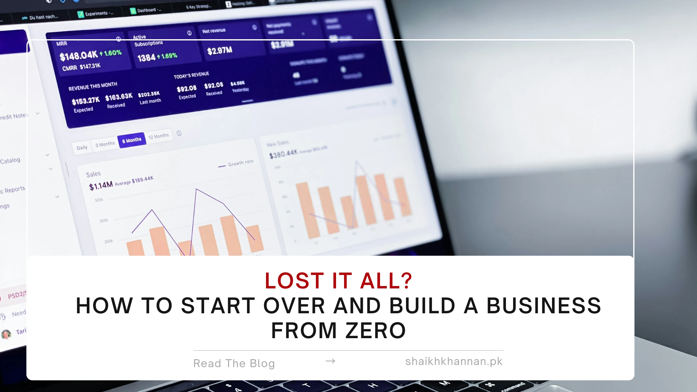 Lost It All? How to Start Over and Build a Business from Zero - Shaikh khannan